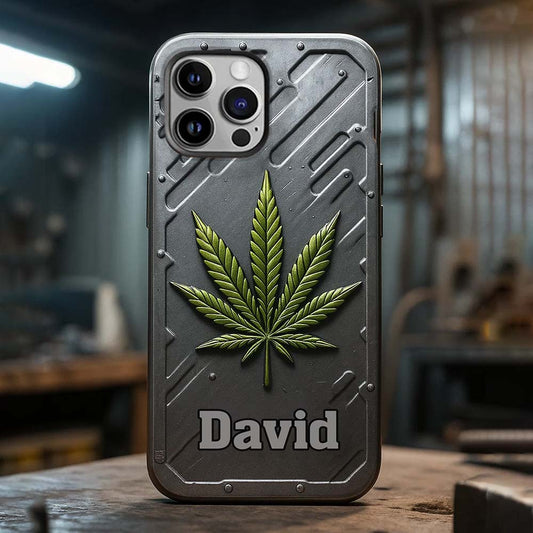 Toker High Life - Coque de téléphone personnalisée avec impression intégrale sur le thème du cannabis