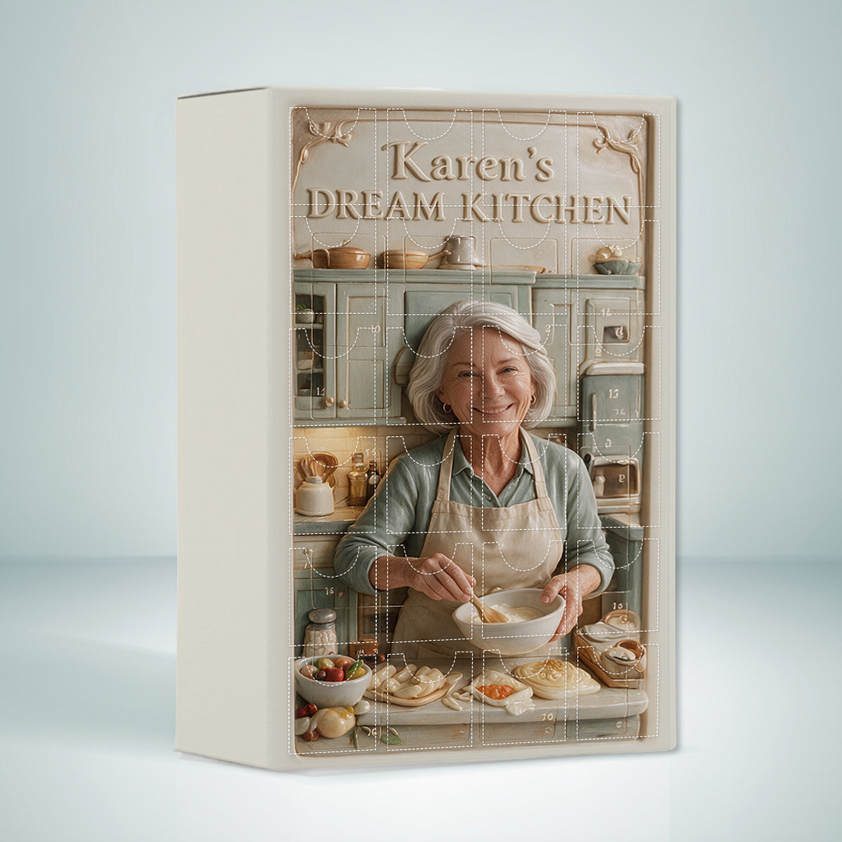 Dream Kitchen - Personalized Cooking Advent Calendar With Ornaments