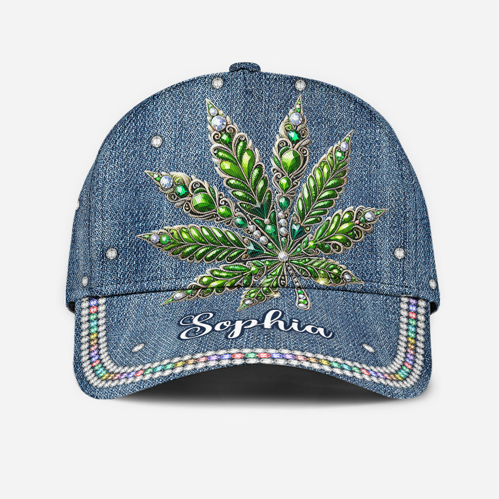 Superbe feuille - Casquette classique personnalisée pour les amateurs de cannabis