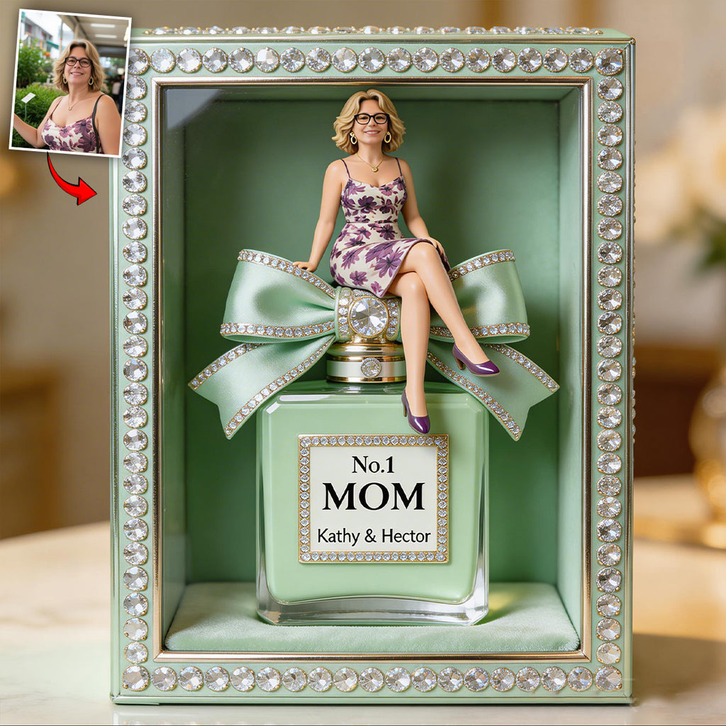 Photo Personnalisée, Meilleur Cadeau Pour Maman & Mamie - Plaque Acrylique Personnalisée
