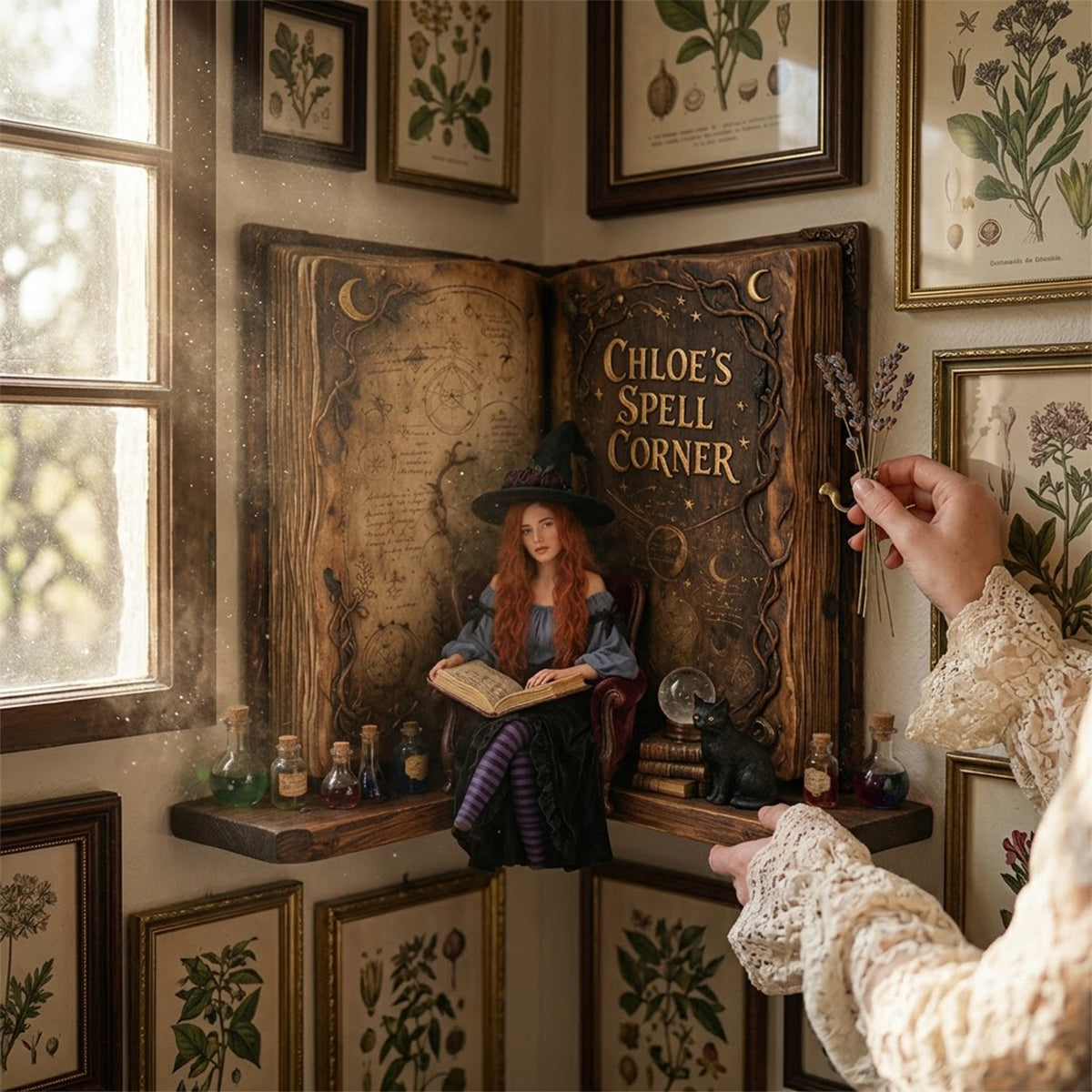 My Spell Corner - Personalized Witch Corner Rack