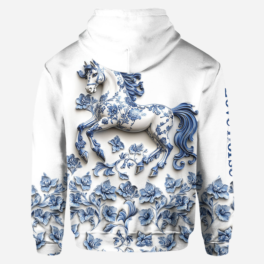 Beautiful Horse - Personalized Horse Hoodie and Leggings