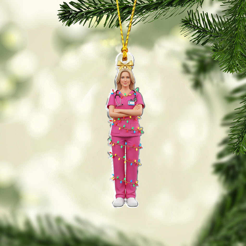 Infirmière de service - Ornement personnalisé pour infirmière