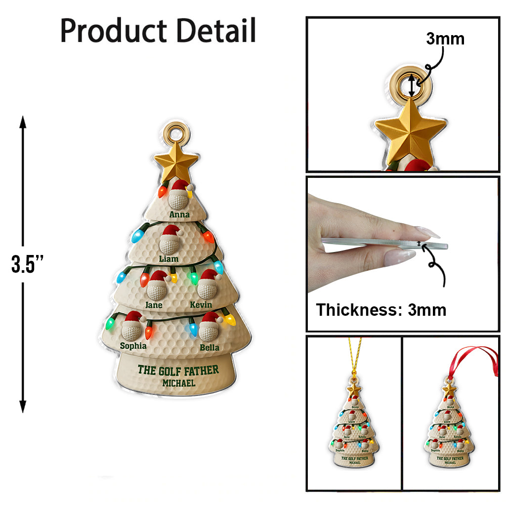 The Golf Father - Personalized Golf Ornament