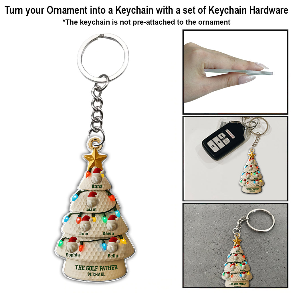 The Golf Father - Personalized Golf Ornament