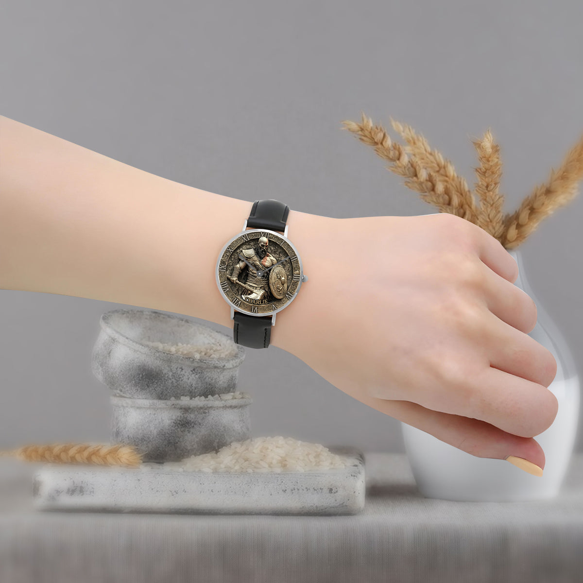 Ultimate Warrior - Montre-bracelet Viking personnalisée