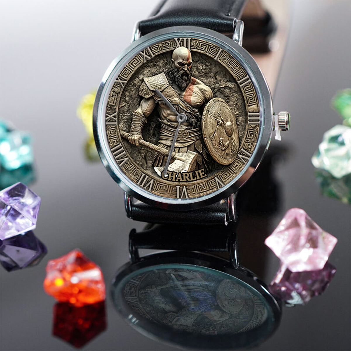 Ultimate Warrior - Montre-bracelet Viking personnalisée