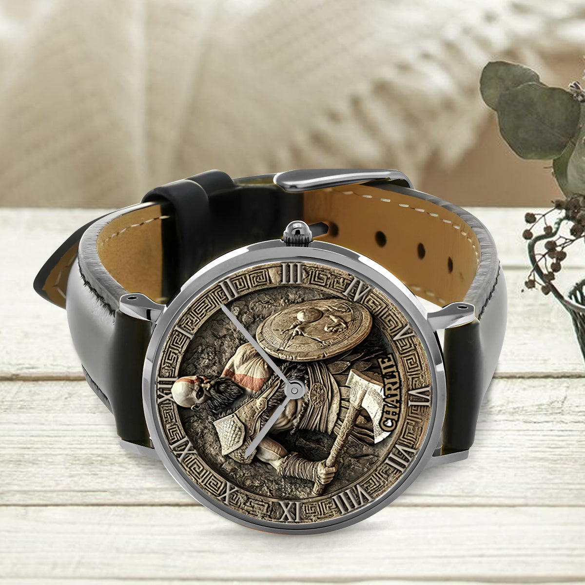 Ultimate Warrior - Montre-bracelet Viking personnalisée
