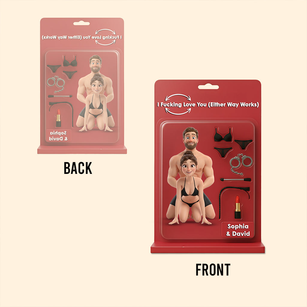 Couple de dessin animé - Plaque acrylique personnalisée pour couple.