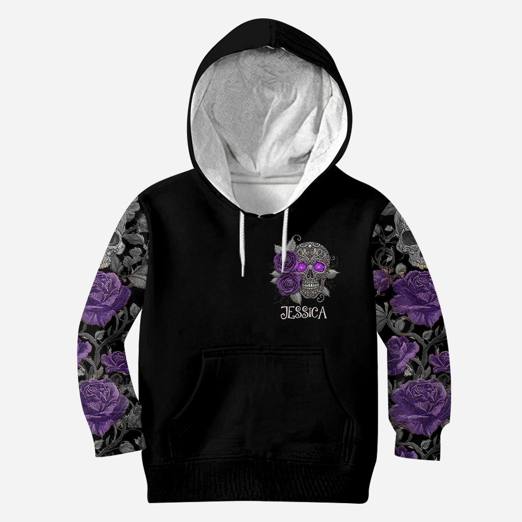 Skull And Roses - Sweat à capuche et legging personnalisés Skull And Roses