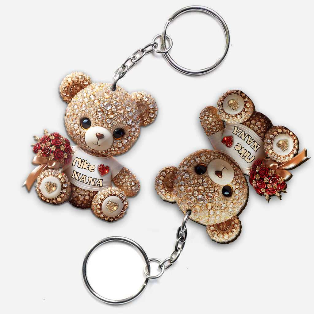 Je t'aime maman - Porte-clés personnalisé pour maman