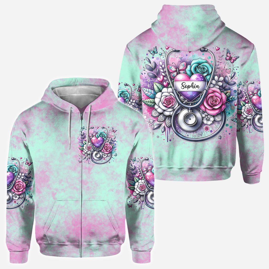 Le métier d'infirmière est un travail de cœur - T-shirt personnalisé pour infirmière