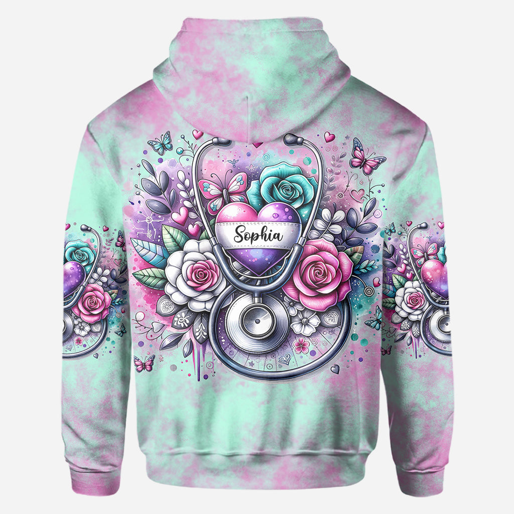 Le métier d'infirmière est un travail de cœur - T-shirt personnalisé pour infirmière