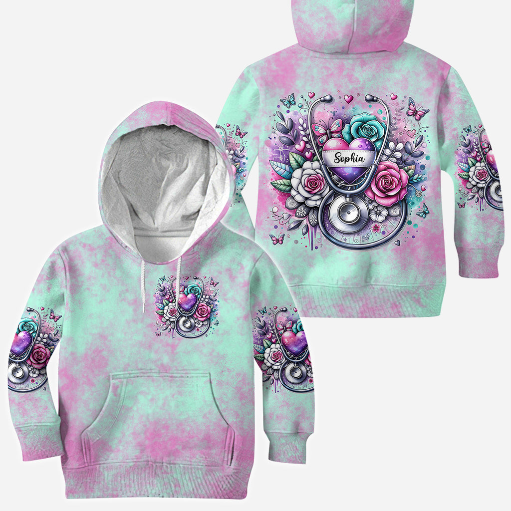 Le métier d'infirmière est un travail de cœur - T-shirt personnalisé pour infirmière