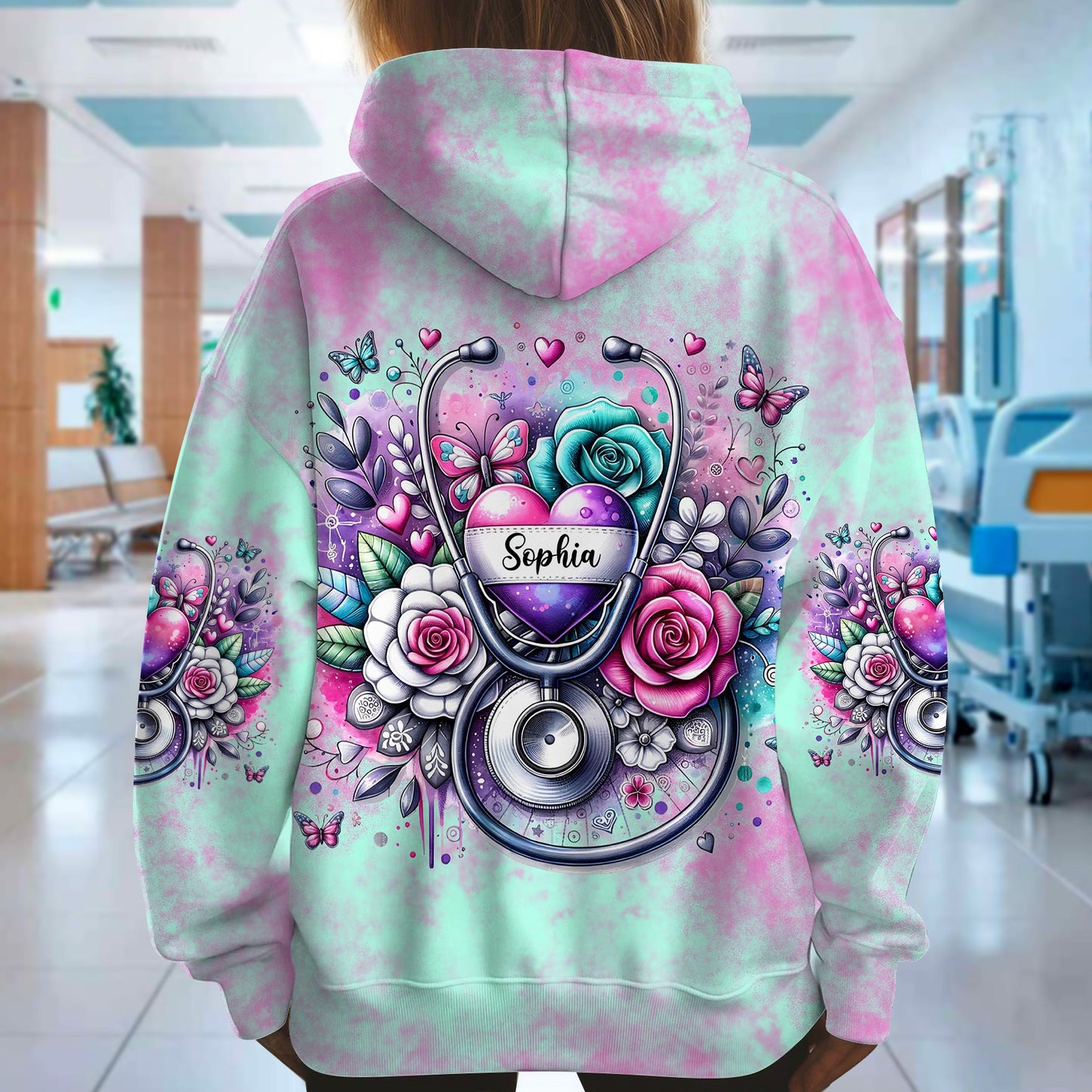 Le métier d'infirmière est un travail de cœur - T-shirt personnalisé pour infirmière