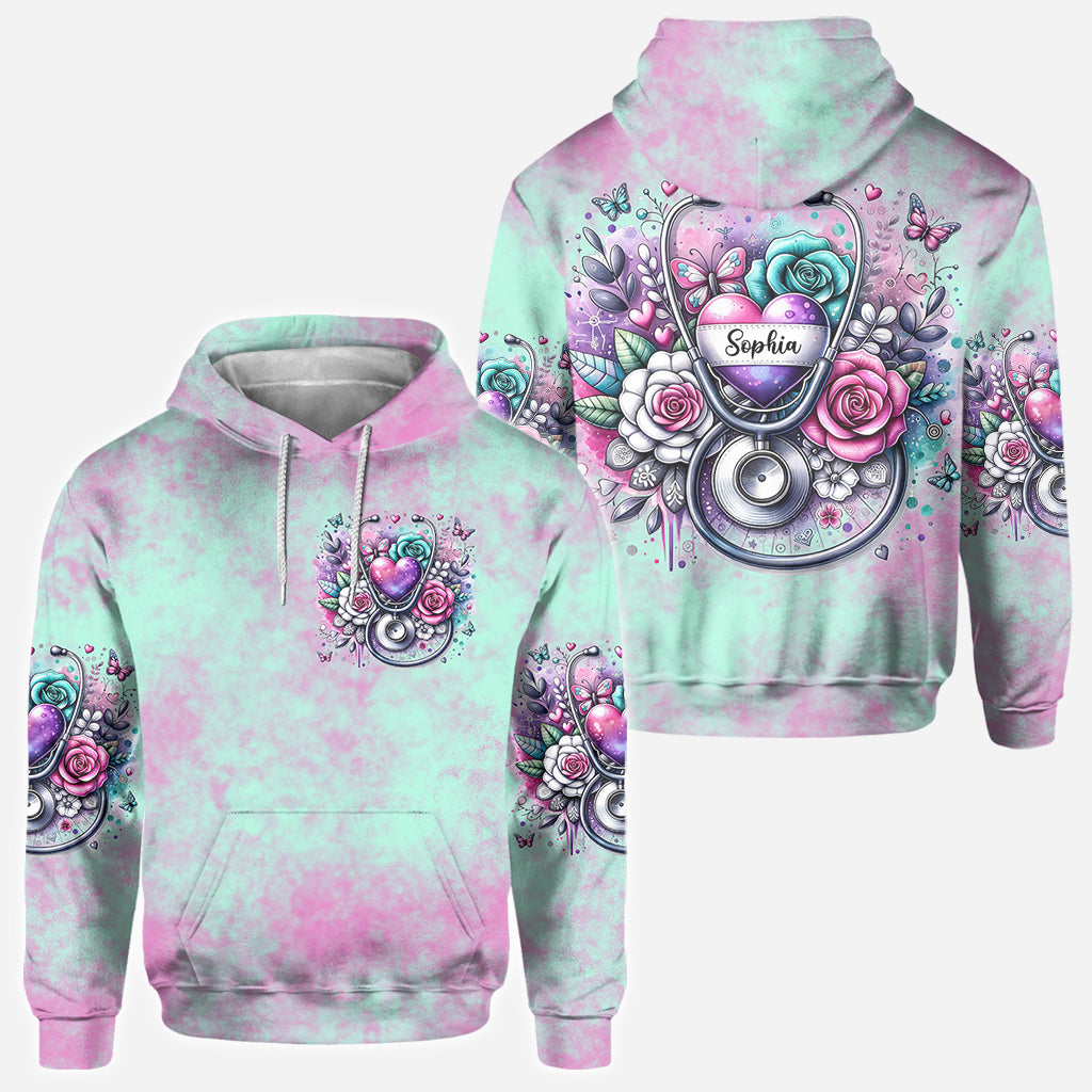 Le métier d'infirmière est un travail de cœur - T-shirt personnalisé pour infirmière