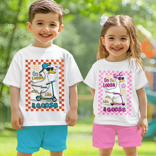 T-shirt et short personnalisés pour enfant (garçon/fille) - Fin d'année