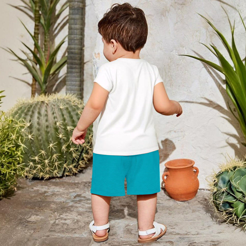 T-shirt et short personnalisés pour enfant (garçon/fille) - Fin d'année