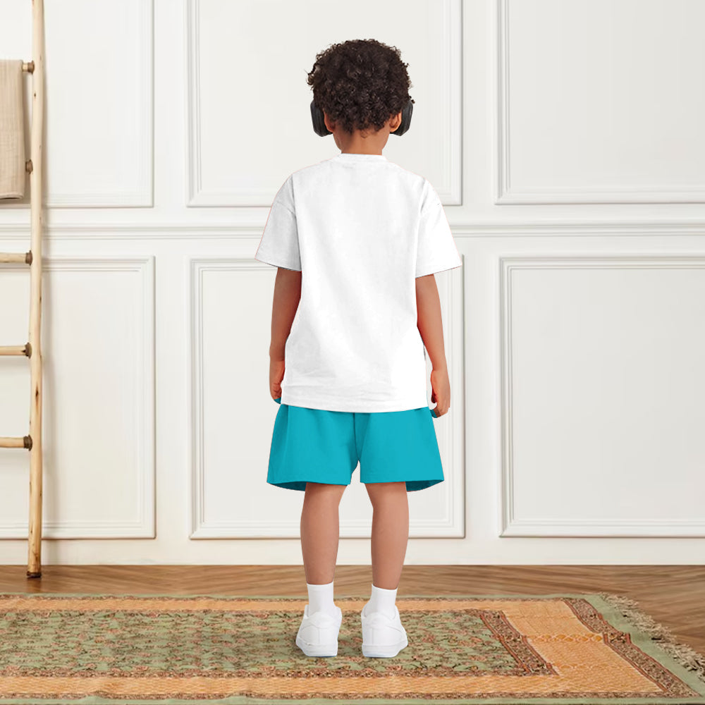 T-shirt et short personnalisés pour enfant (garçon/fille) - Fin d'année