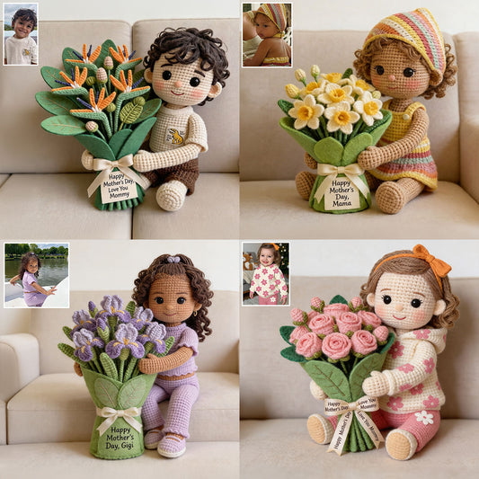 Cadeau Unique pour la Fête des Mères - Coussin en Fourrure Synthétique Personnalisé