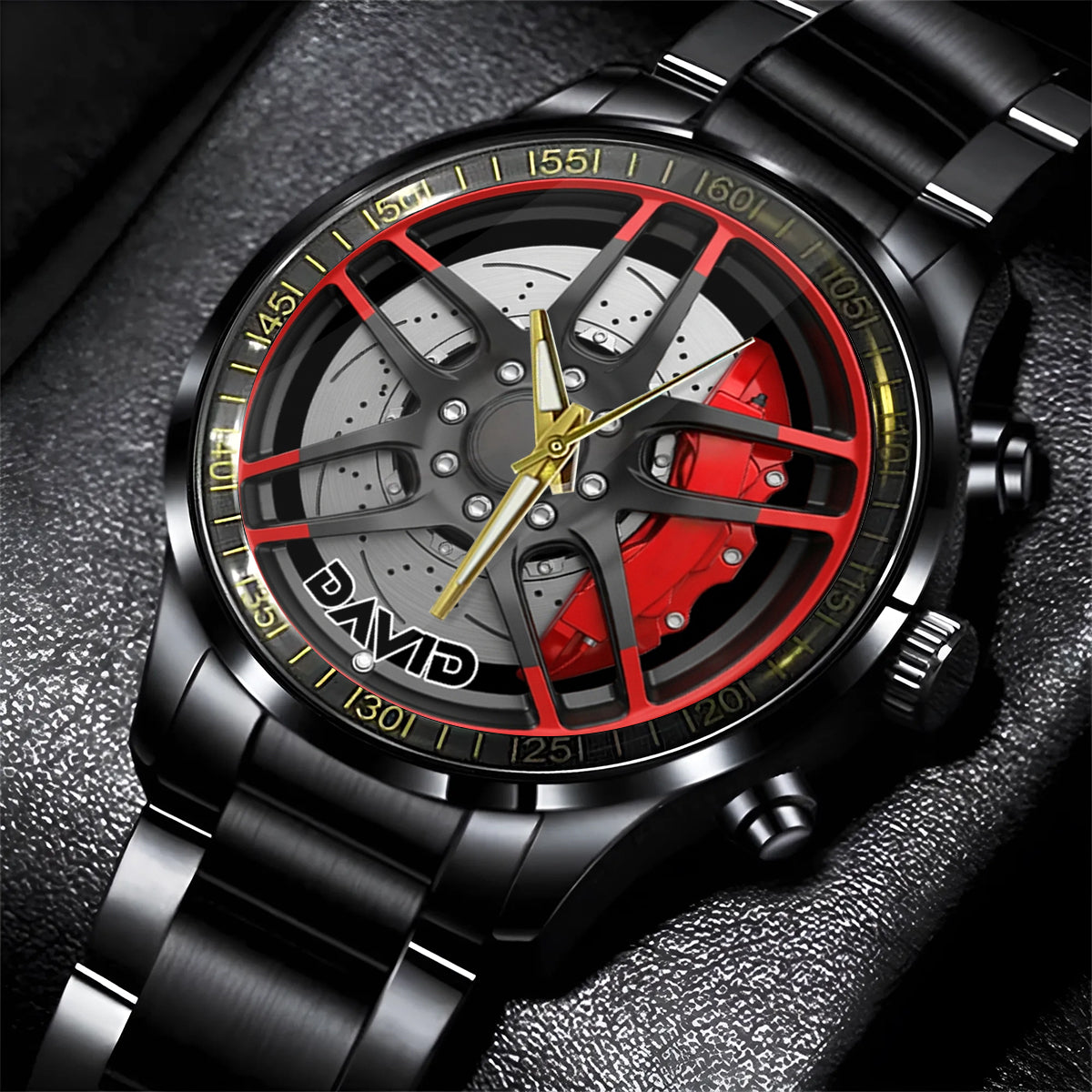 Amazing Wheel - Montre à aiguilles mécanique personnalisée