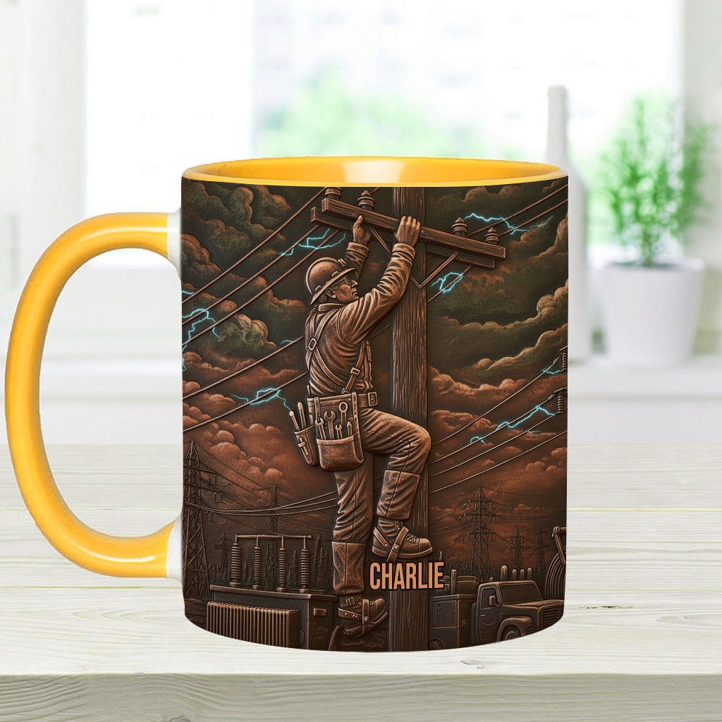 Mug personnalisé « Le meilleur électricien »