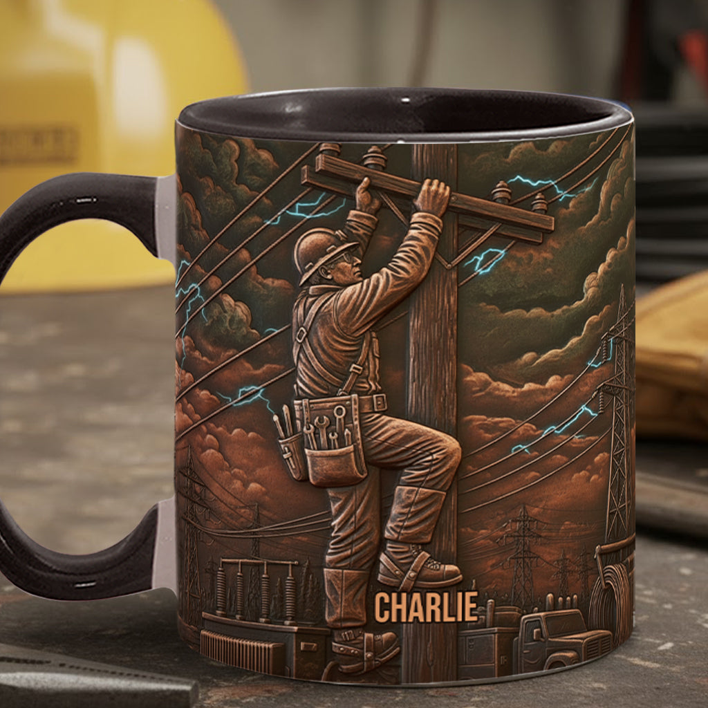 Mug personnalisé « Le meilleur électricien »
