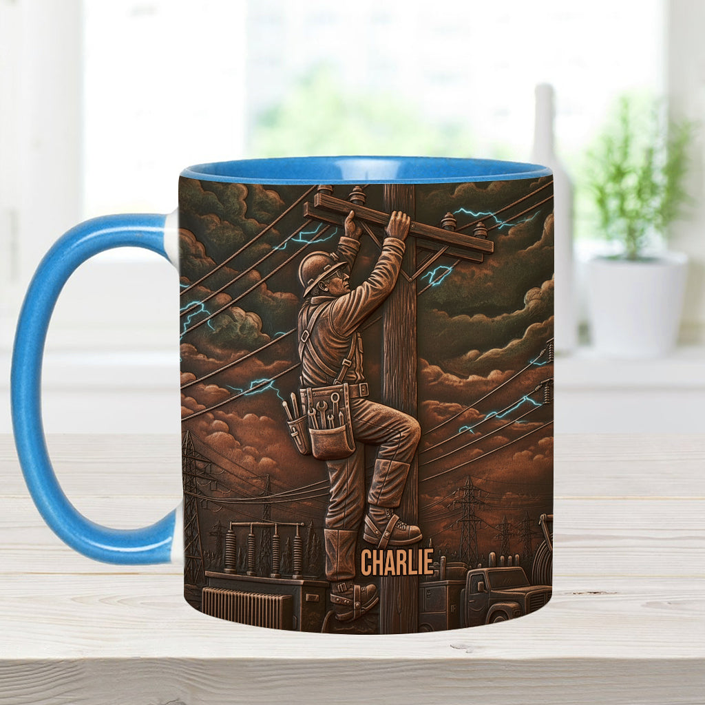 Mug personnalisé « Le meilleur électricien »