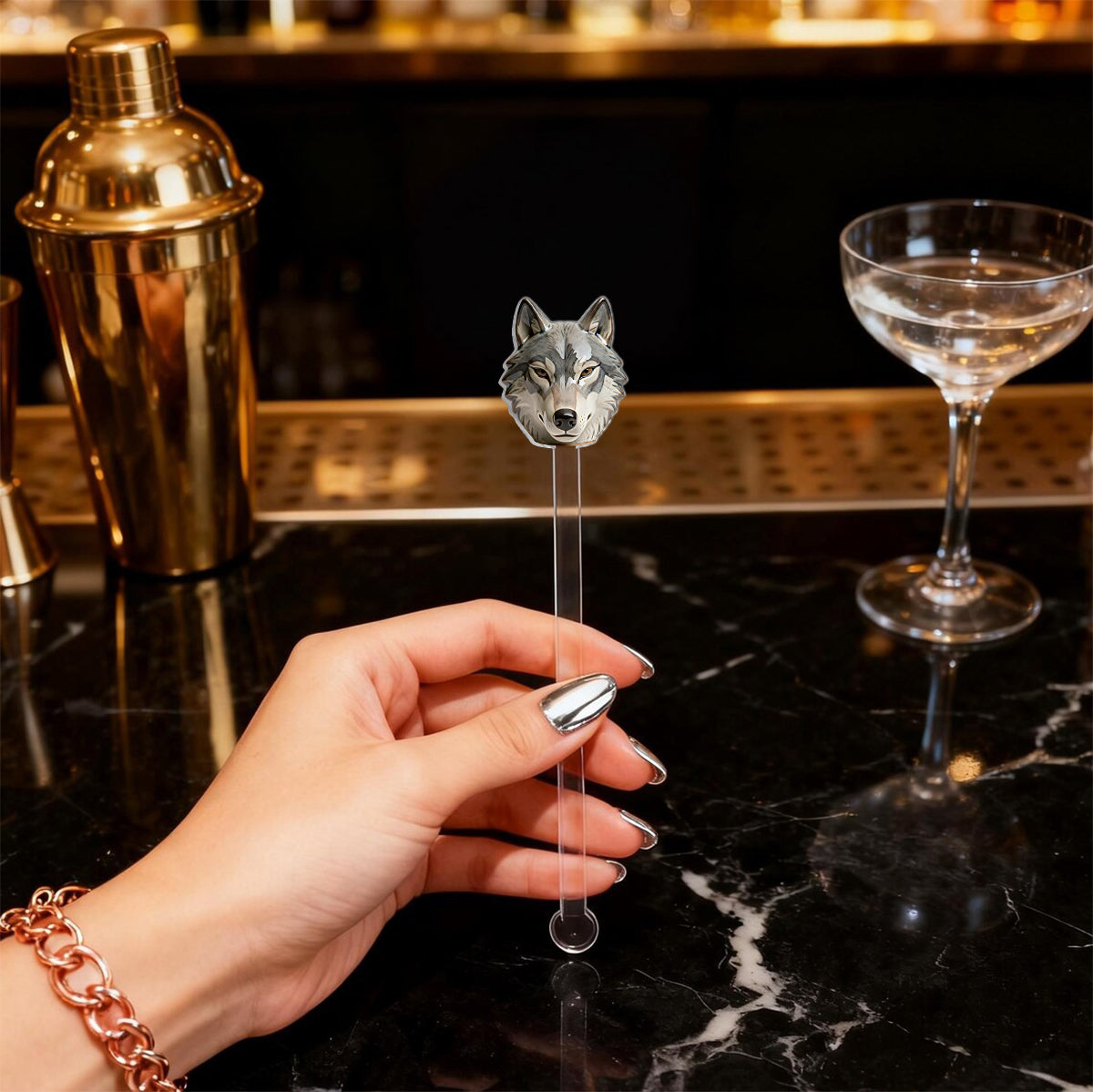 Custom From Any Photo - Personalized Hunting Set Accent Mug with Acrylic Stirrers