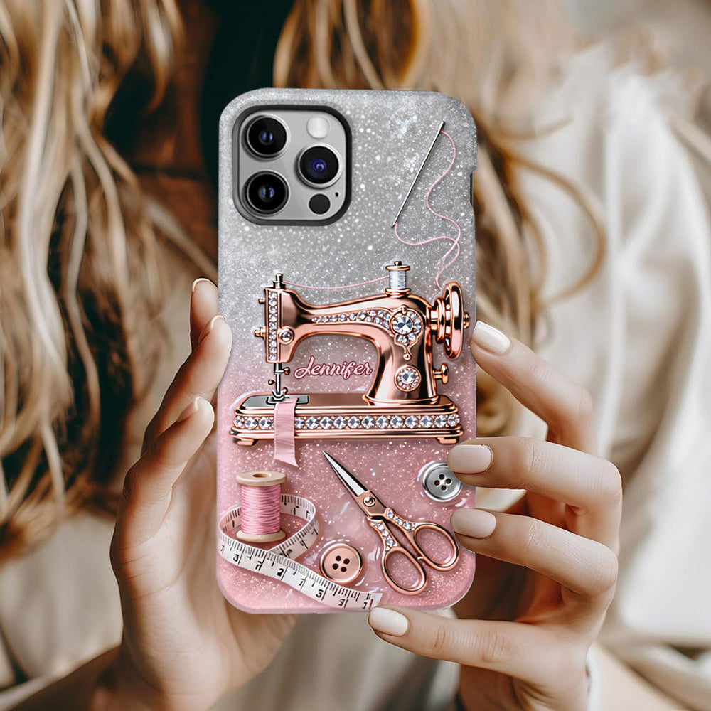 Coque de téléphone personnalisée « Couture » ​​avec imprimé intégral