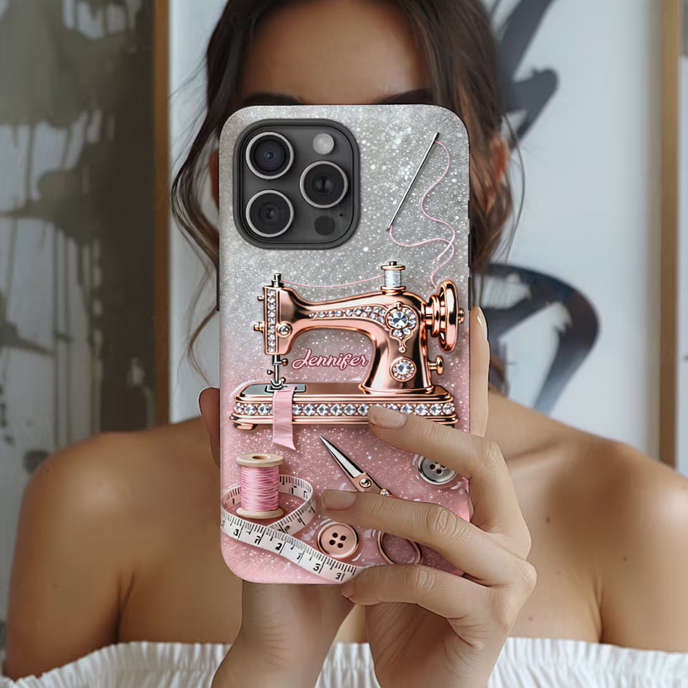 Coque de téléphone personnalisée « Couture » ​​avec imprimé intégral