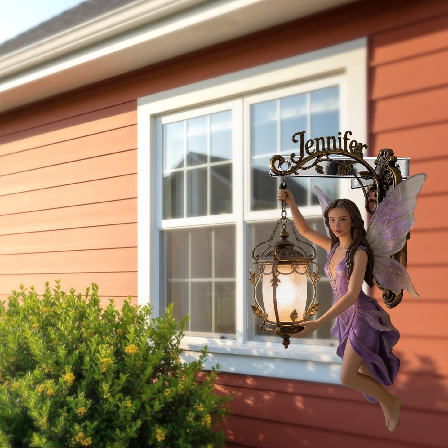 Décor de Fée Esthétique - Panneau Mural en Bois Personnalisé
