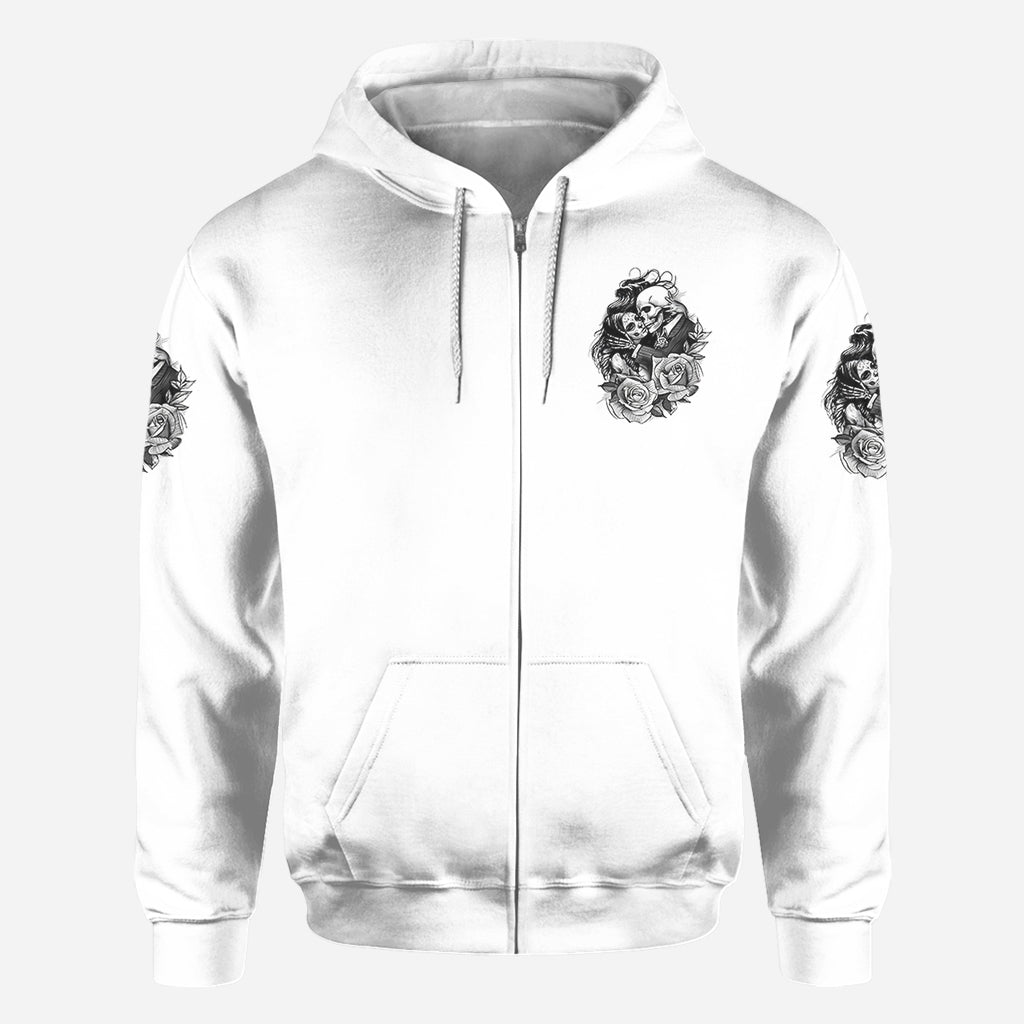 Jusqu'à ce que la mort nous sépare - T-shirt personnalisé pour couple