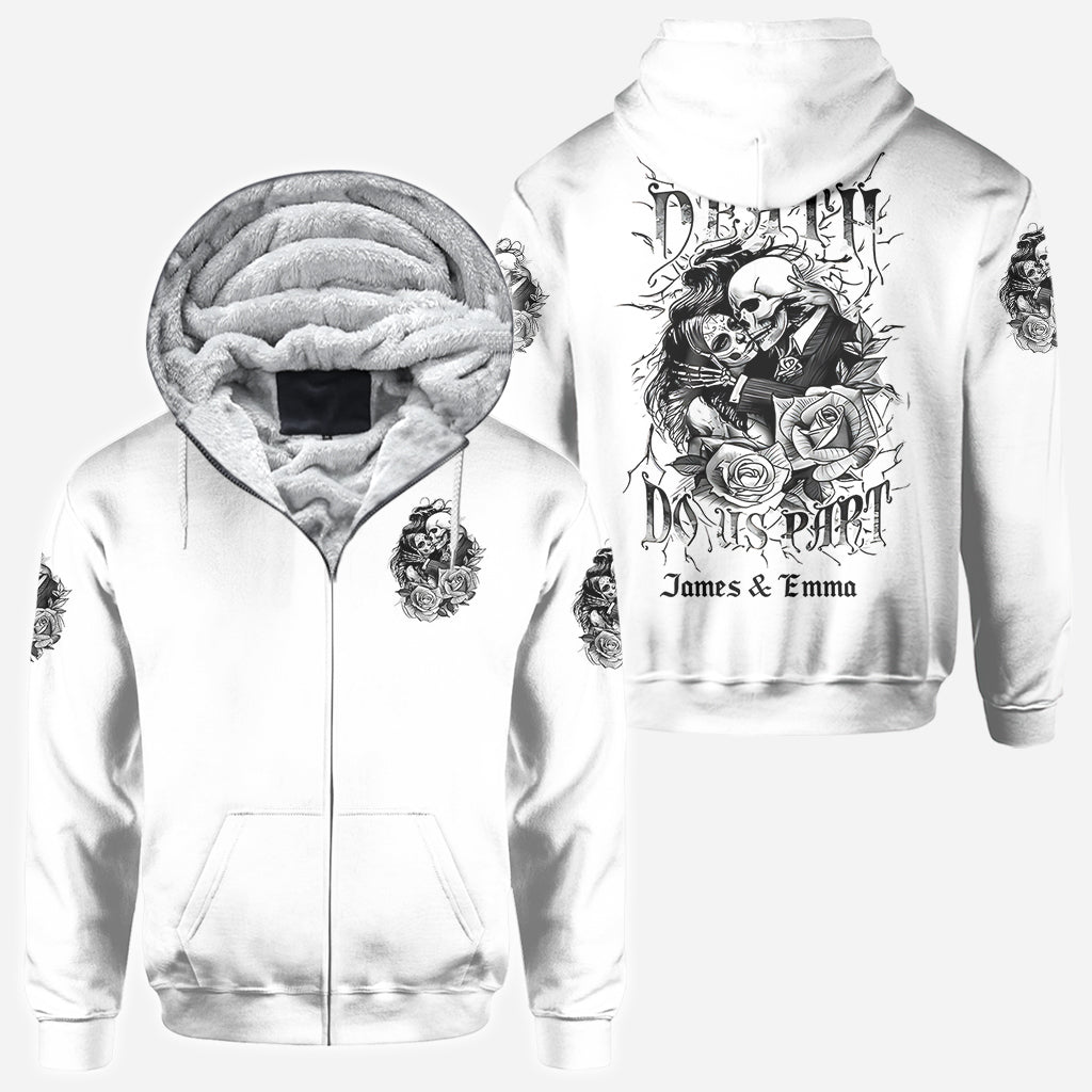 Jusqu'à ce que la mort nous sépare - T-shirt personnalisé pour couple