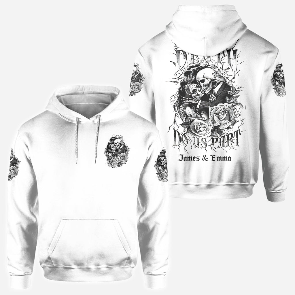 Jusqu'à ce que la mort nous sépare - T-shirt personnalisé pour couple