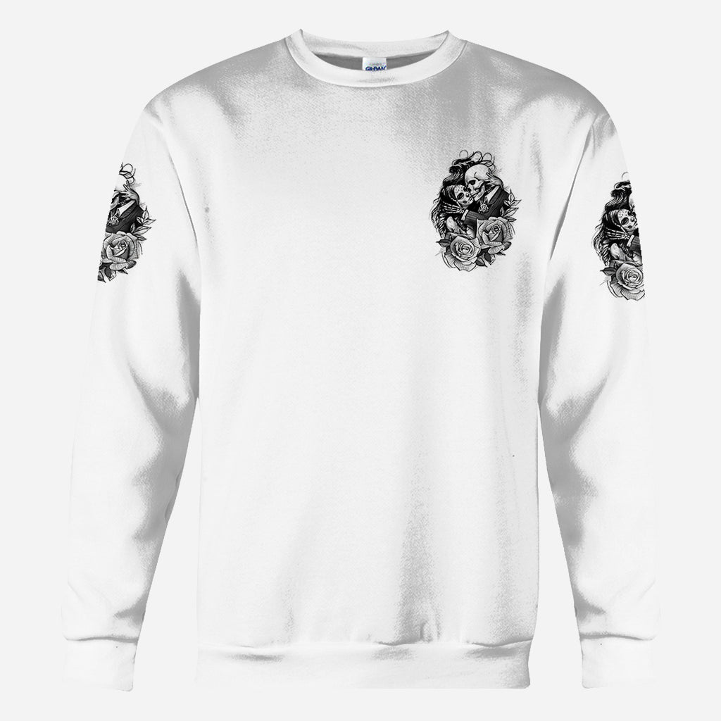 Jusqu'à ce que la mort nous sépare - T-shirt personnalisé pour couple