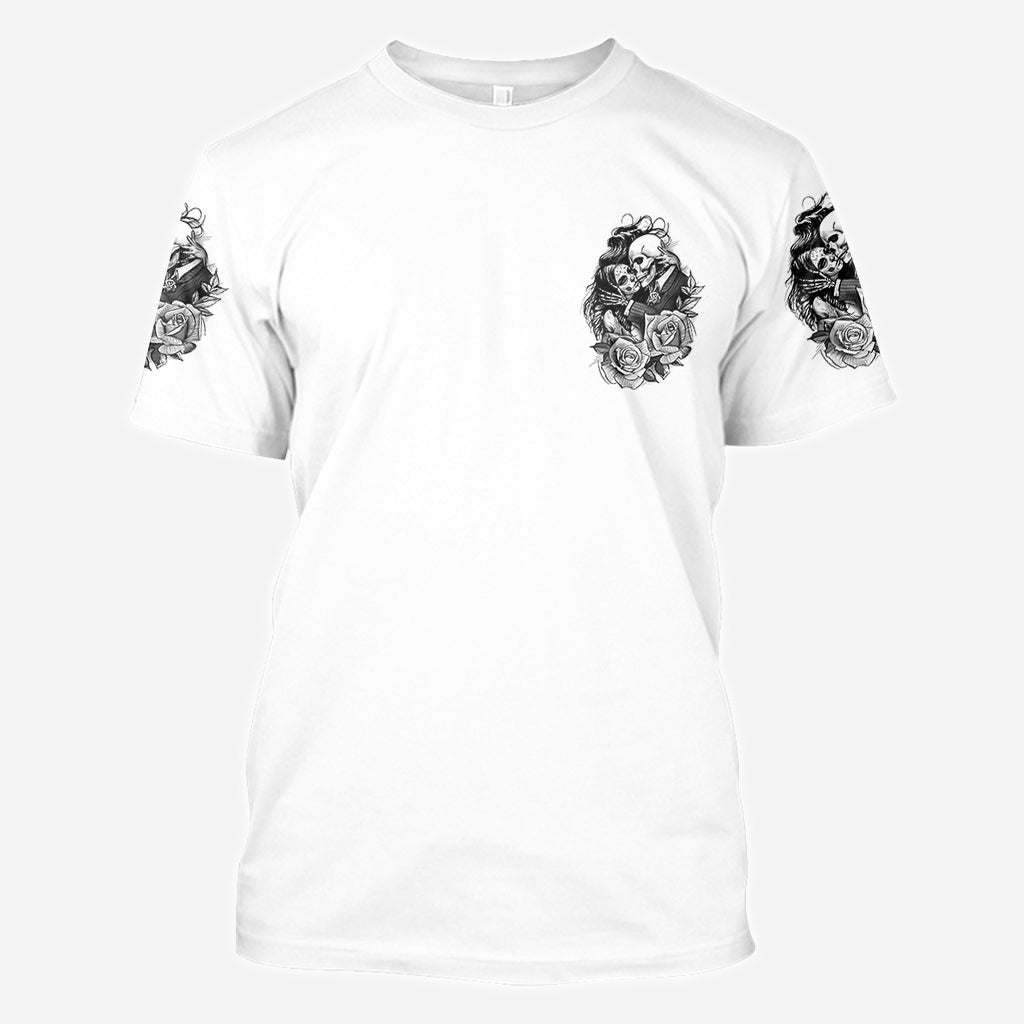 Jusqu'à ce que la mort nous sépare - T-shirt personnalisé pour couple