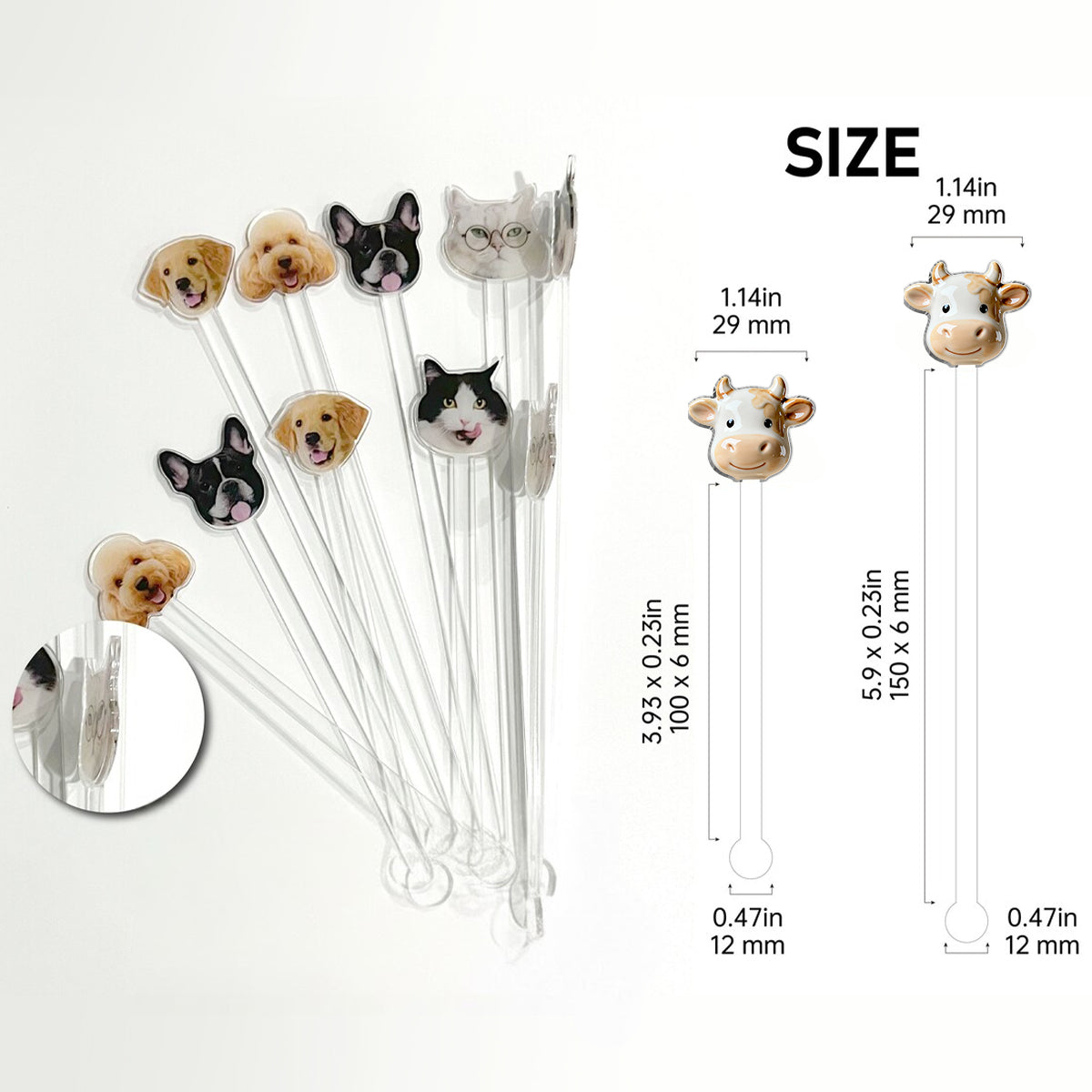 Vie à la ferme - Mug décoratif personnalisé « Fermier » avec agitateurs en acrylique