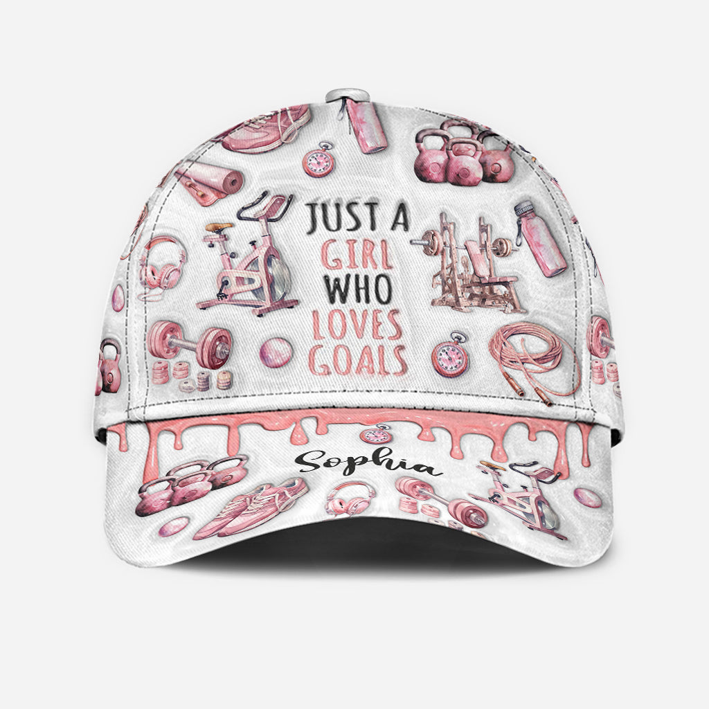 Juste une fille avec des objectifs - Casquette de fitness classique personnalisée