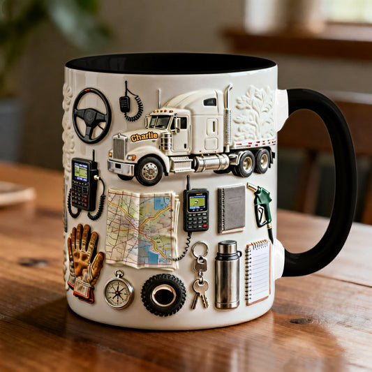 Mug personnalisé pour chauffeur routier