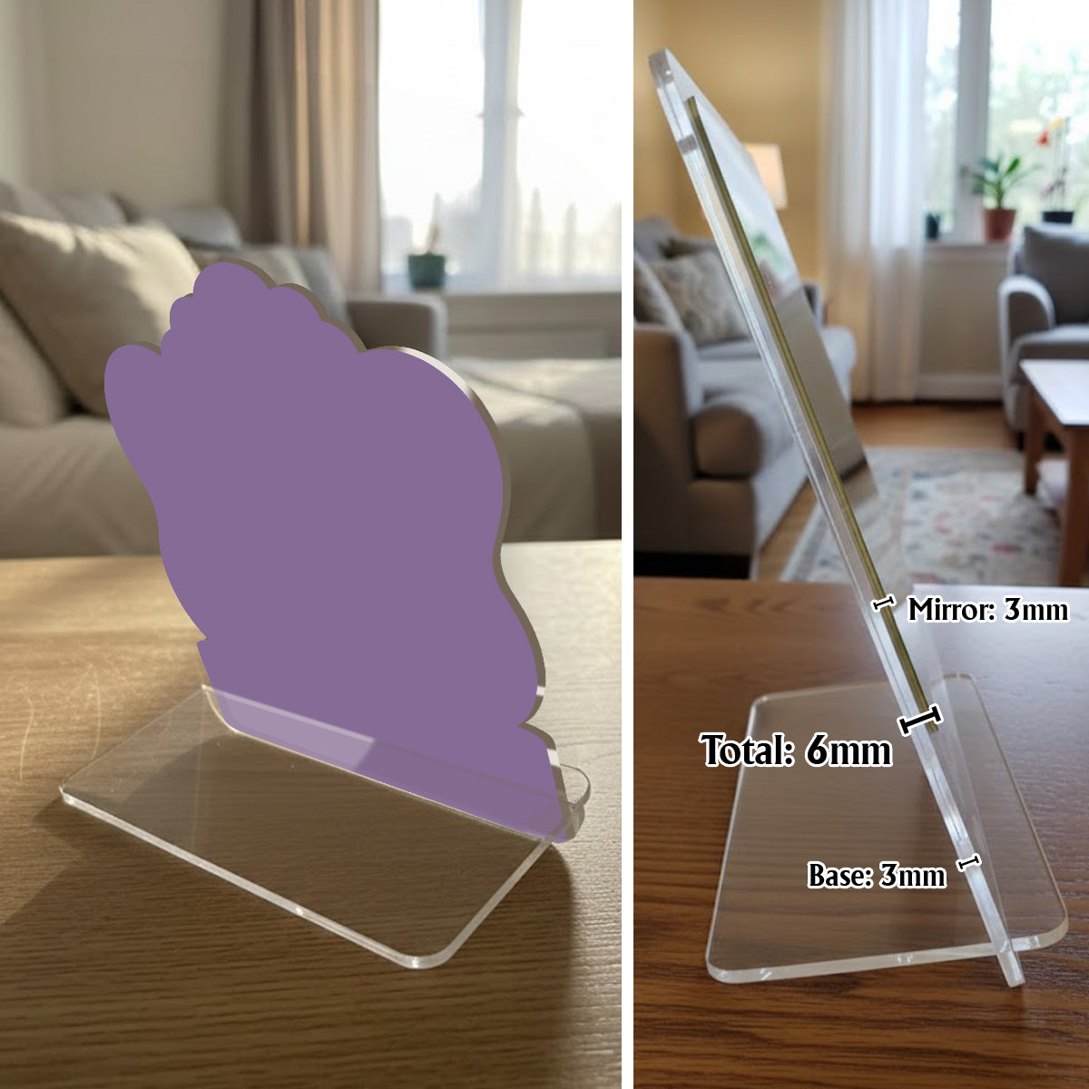 Miroir de bureau personnalisé pour enfant – Rentrée scolaire