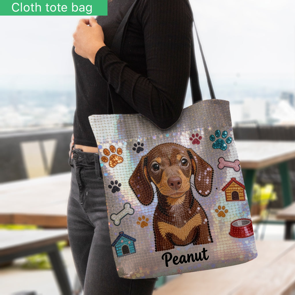J'adore mon chien - Sac fourre-tout personnalisé