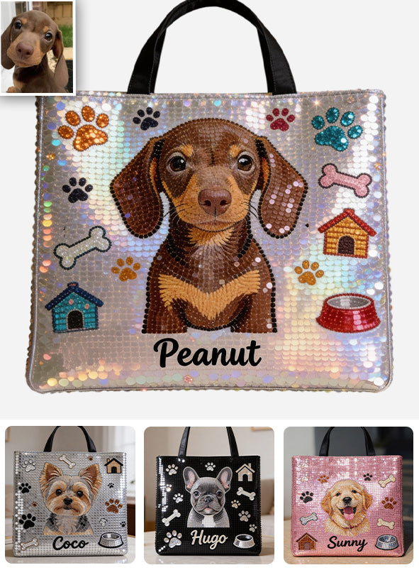 J'adore mon chien - Sac fourre-tout personnalisé