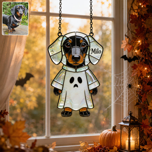 Halloween pour Animaux - Attrape-Soleil en Verre Imprimé en 3D Personnalisé