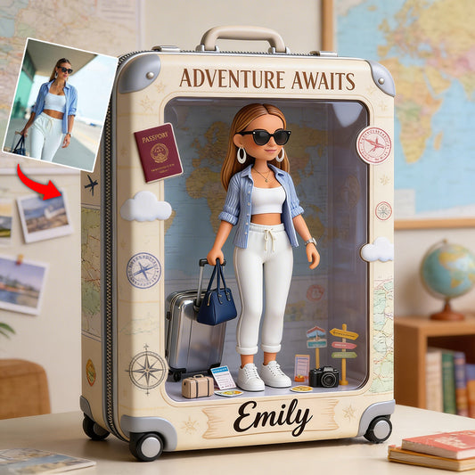 Custom Any Photo - Personalized Travelling Custom Shaped Acrylic Plaque