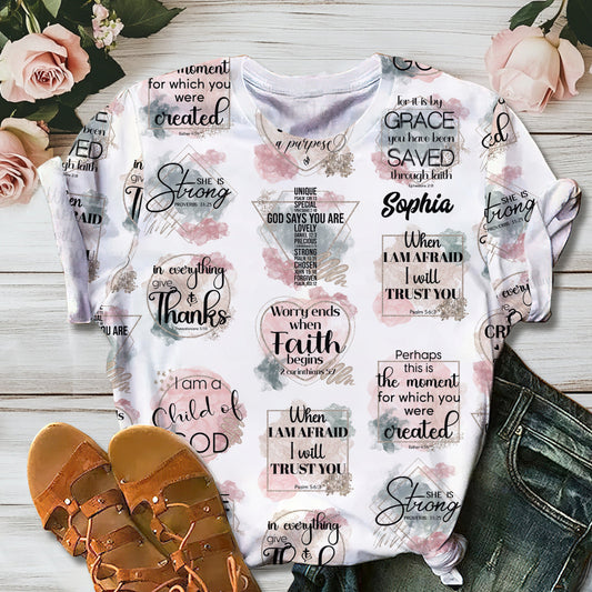 I'm A Child Of God - Personalized Christian All Over Shirt