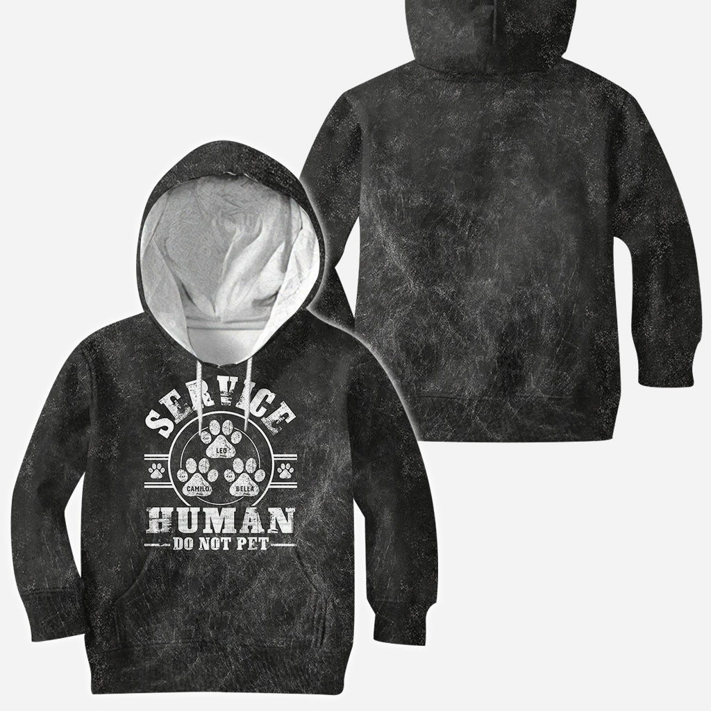 T-shirt personnalisé « Chien de service, ne pas caresser »