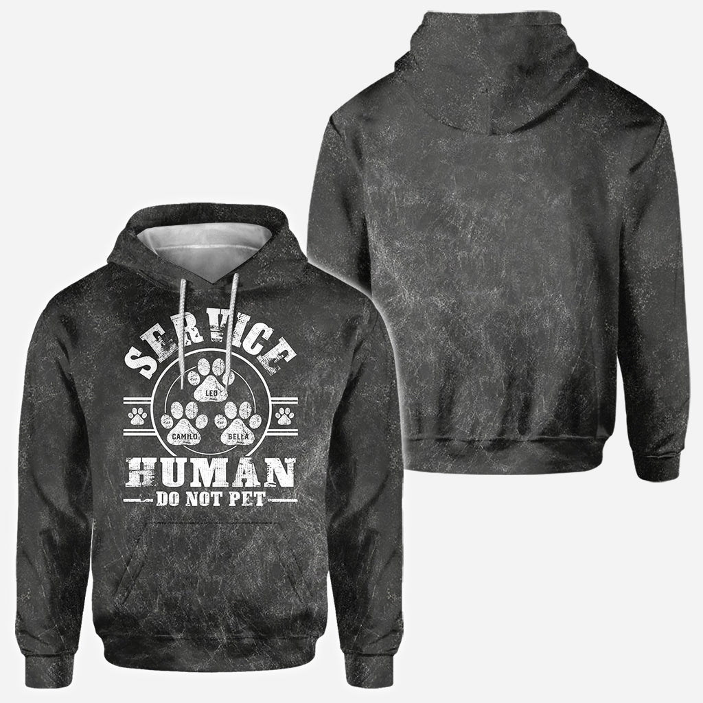 T-shirt personnalisé « Chien de service, ne pas caresser »