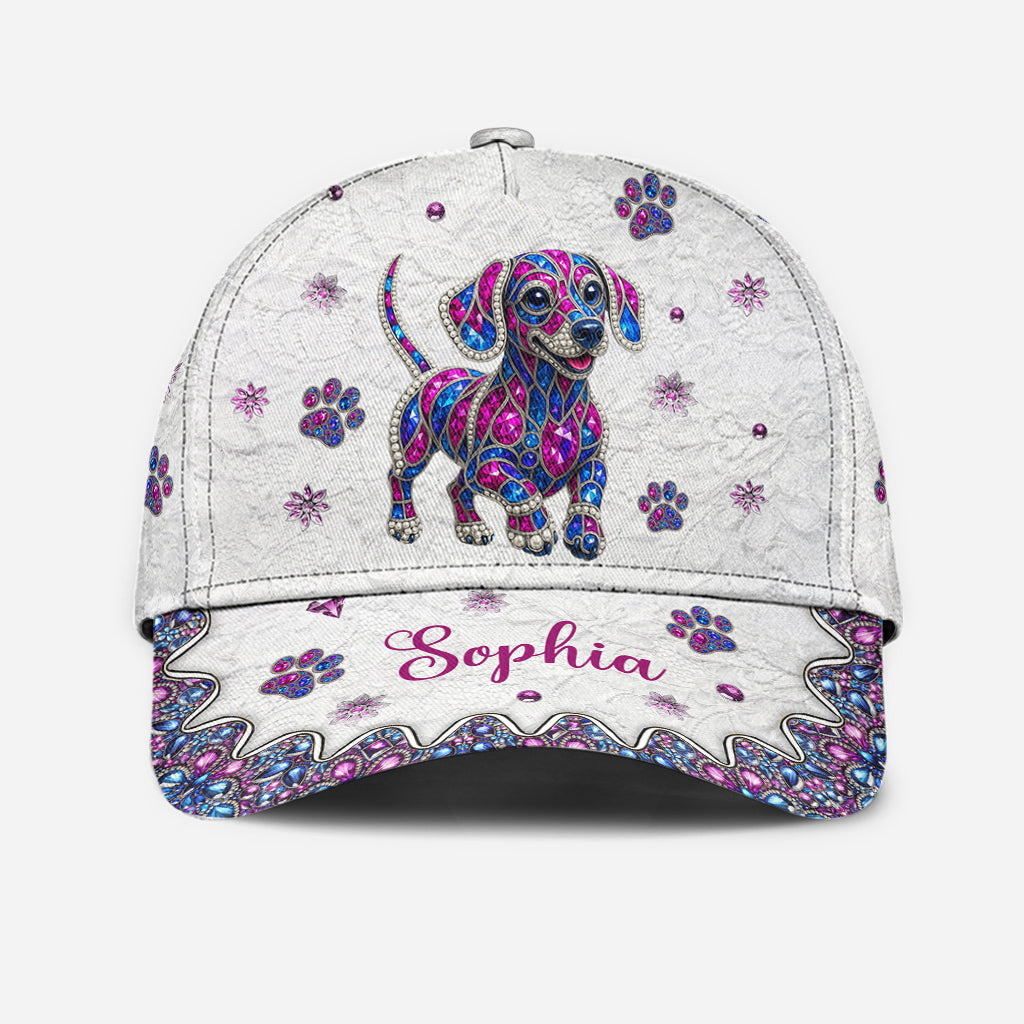 J'adore les teckels - Casquette classique personnalisée pour teckel