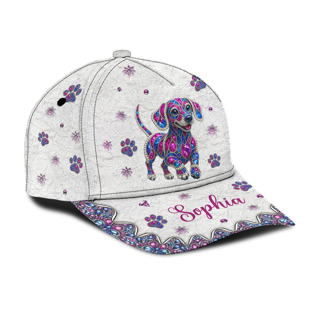 J'adore les teckels - Casquette classique personnalisée pour teckel